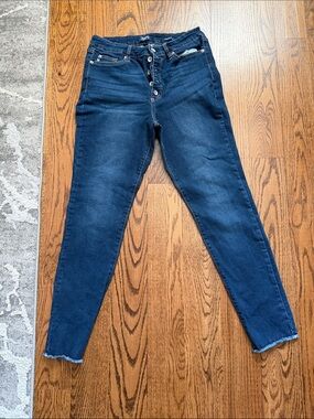 Chaps Dark Blue High-Rise Skinny Jeans